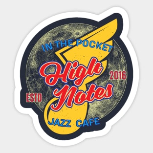 High Notes Jazz Sticker